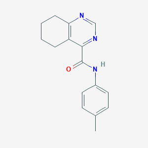 molecular formula C16H17N3O B2823942 N-(4-Methylphenyl)-5,6,7,8-tetrahydroquinazoline-4-carboxamide CAS No. 2415539-38-5