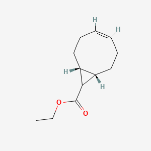 molecular formula C12H18O2 B2823954 Ethyl (1R,8S,9r)-bicyclo[6.1.0]non-4-ene-9-carboxylate CAS No. 1263291-39-9