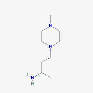 molecular formula C9H21N3 B2823989 4-(4-Methylpiperazin-1-yl)butan-2-amine CAS No. 933735-94-5