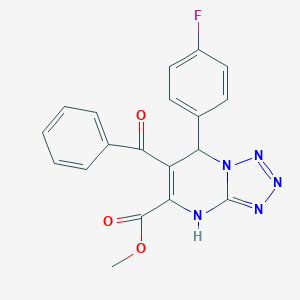 Methyl 6-benzoyl-7-(4-fluorophenyl)-4,7-dihydrotetraazolo[1,5-a]pyrimidine-5-carboxylate
