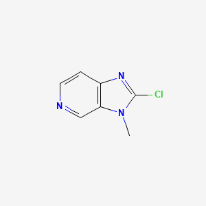 molecular formula C7H6ClN3 B2824041 2-Chloro-3-methyl-3H-imidazo[4,5-c]pyridine CAS No. 1557300-23-8