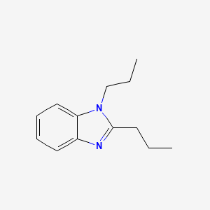 molecular formula C13H18N2 B2824095 1,2-Dipropylbenzimidazole CAS No. 476324-79-5