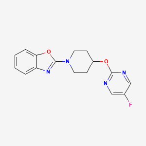 2-[4-(5-Fluoropyrimidin-2-yl)oxypiperidin-1-yl]-1,3-benzoxazole