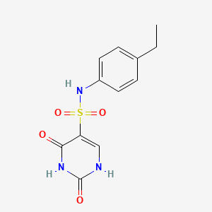 N-(4-ethylphenyl)-2-hydroxy-6-oxo-1,6-dihydropyrimidine-5-sulfonamide