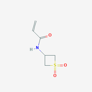 N-(1,1-Dioxothietan-3-yl)prop-2-enamide