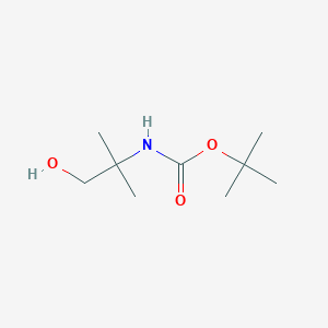 molecular formula C9H19NO3 B028242 叔丁基（1-羟基-2-甲基丙烷-2-基）氨基甲酸酯 CAS No. 102520-97-8