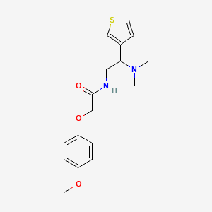 N-(2-(dimethylamino)-2-(thiophen-3-yl)ethyl)-2-(4-methoxyphenoxy)acetamide