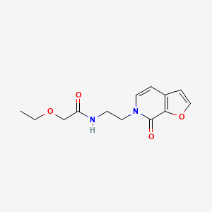molecular formula C13H16N2O4 B2824290 2-乙氧基-N-(2-(7-氧代呋[2,3-c]吡啶-6(7H)-基)乙基)乙酰胺 CAS No. 2034374-63-3