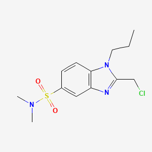 2-(chloromethyl)-N,N-dimethyl-1-propyl-1H-benzimidazole-5-sulfonamide