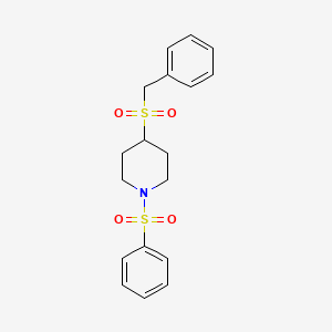 4-(Benzylsulfonyl)-1-(phenylsulfonyl)piperidine