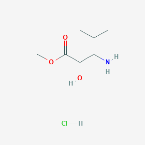 Methyl 3-amino-2-hydroxy-4-methylpentanoate hydrochloride