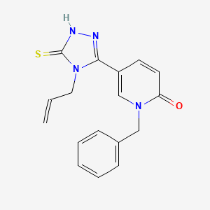 5-(4-allyl-5-sulfanyl-4H-1,2,4-triazol-3-yl)-1-benzyl-2(1H)-pyridinone