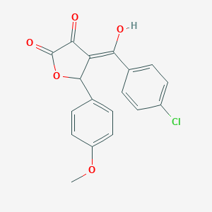 4-(4-chlorobenzoyl)-3-hydroxy-5-(4-methoxyphenyl)-2(5H)-furanone