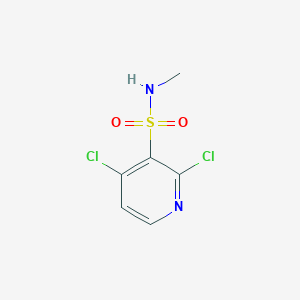 molecular formula C6H6Cl2N2O2S B2824490 2,4-Dichloro-N-methylpyridine-3-sulfonamide CAS No. 1863408-15-4