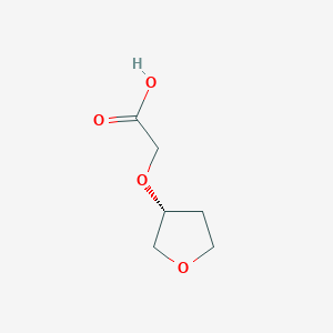 2-[(3R)-Oxolan-3-yl]oxyacetic acid