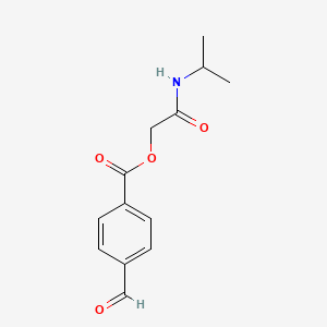 [2-Oxo-2-(propan-2-ylamino)ethyl] 4-formylbenzoate