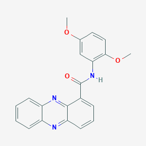 molecular formula C21H17N3O3 B2824581 N-(2,5-dimethoxyphenyl)phenazine-1-carboxamide CAS No. 946384-20-9