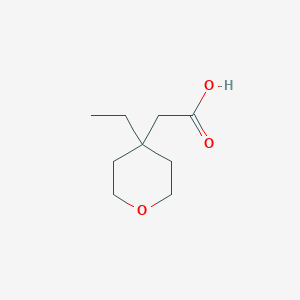 2-(4-Ethyl-tetrahydro-2H-pyran-4-yl)acetic acid