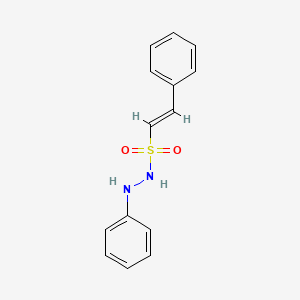 molecular formula C14H14N2O2S B2824608 (E)-N',2-diphenylethenesulfonohydrazide CAS No. 13736-07-7