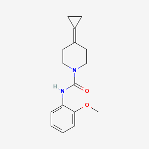 4-cyclopropylidene-N-(2-methoxyphenyl)piperidine-1-carboxamide