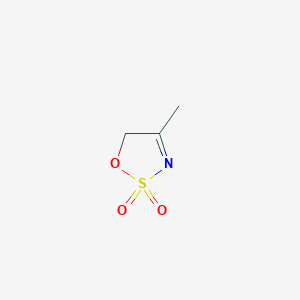 molecular formula C3H5NO3S B2824655 4-Methyl-5H-[1,2,3]oxathiazole2,2-dioxide CAS No. 1025506-08-4