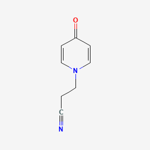 3-(4-oxopyridin-1(4H)-yl)propanenitrile