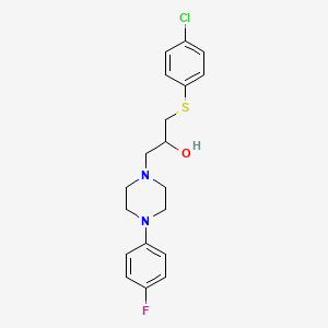 1-[(4-Chlorophenyl)sulfanyl]-3-[4-(4-fluorophenyl)piperazino]-2-propanol