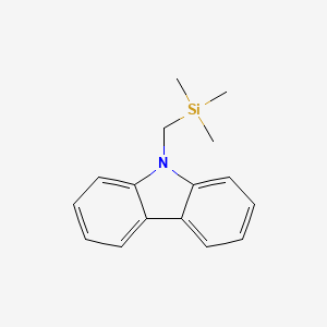 molecular formula C16H19NSi B2824861 Carbazol-9-ylmethyl(trimethyl)silane CAS No. 75511-17-0