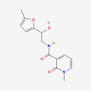 molecular formula C14H16N2O4 B2824872 N-(2-hydroxy-2-(5-methylfuran-2-yl)ethyl)-1-methyl-2-oxo-1,2-dihydropyridine-3-carboxamide CAS No. 1327576-92-0