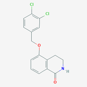 5-((3,4-dichlorobenzyl)oxy)-3,4-dihydroisoquinolin-1(2H)-one