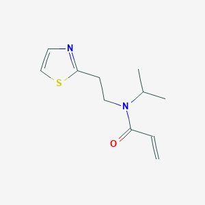 N-(propan-2-yl)-N-[2-(1,3-thiazol-2-yl)ethyl]prop-2-enamide