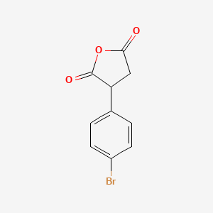 molecular formula C10H7BrO3 B2824958 3-(4-Bromophenyl)oxolane-2,5-dione CAS No. 86967-06-8