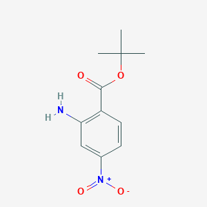 molecular formula C11H14N2O4 B2824960 Tert-butyl 2-amino-4-nitrobenzoate CAS No. 1260862-42-7