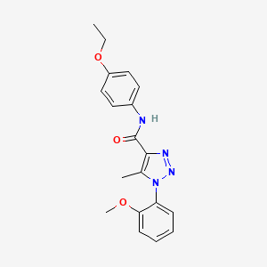 N-(4-ethoxyphenyl)-1-(2-methoxyphenyl)-5-methyl-1H-1,2,3-triazole-4-carboxamide