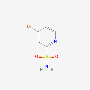molecular formula C5H5BrN2O2S B2824991 4-Bromopyridine-2-sulfonamide CAS No. 1209458-42-3