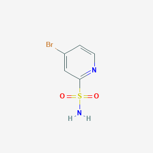 molecular formula C5H5BrN2O2S B2824991 4-溴吡啶-2-磺酰胺 CAS No. 1209458-42-3