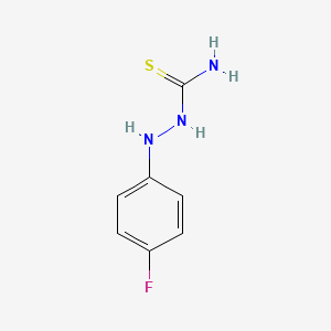molecular formula C7H8FN3S B2825002 2-(4-氟苯基)-1-硫代甲酰肼 CAS No. 280133-47-3
