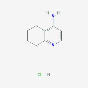 molecular formula C9H13ClN2 B2825036 5,6,7,8-Tetrahydroquinolin-4-amine hydrochloride CAS No. 2173996-90-0
