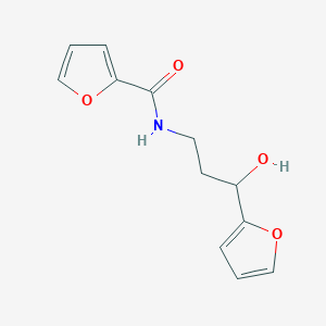 N-(3-(furan-2-yl)-3-hydroxypropyl)furan-2-carboxamide