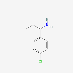 molecular formula C10H14ClN B2825069 1-(4-Chlorophenyl)-2-methylpropan-1-amine CAS No. 78469-10-0