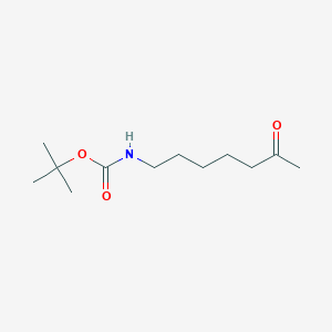 molecular formula C12H23NO3 B2825070 Tert-butyl (6-oxoheptyl)carbamate CAS No. 128372-98-5