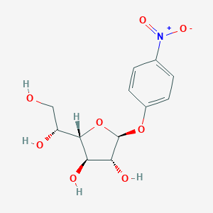 molecular formula C₁₂H₁₅NO₈ B028251 4-硝基苯基β-D-半乳呋喃糖苷 CAS No. 100645-45-2