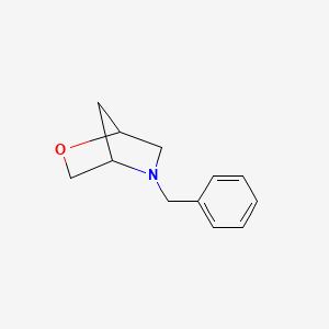 molecular formula C12H15NO B2825102 5-Benzyl-2-oxa-5-azabicyclo[2.2.1]heptane CAS No. 1242980-84-2