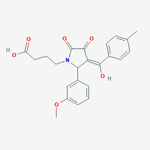 4-[3-Hydroxy-5-(3-methoxy-phenyl)-4-(4-methyl-benzoyl)-2-oxo-2,5-dihydro-pyrrol-