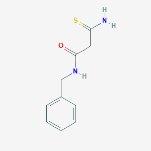 molecular formula C10H12N2OS B028252 3-氨基-N-苄基-3-硫代丙酰胺 CAS No. 102817-84-5