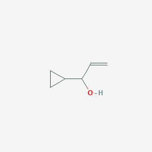 molecular formula C6H10O B2825218 1-Cyclopropylprop-2-en-1-ol CAS No. 24897-34-5