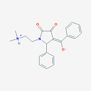 molecular formula C21H22N2O3 B282531 4-benzoyl-1-[2-(dimethylamino)ethyl]-3-hydroxy-5-phenyl-1,5-dihydro-2H-pyrrol-2-one CAS No. 5961-42-2