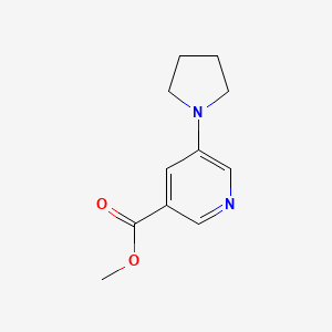 molecular formula C11H14N2O2 B2825326 Methyl 5-(pyrrolidin-1-yl)pyridine-3-carboxylate CAS No. 1414866-57-1