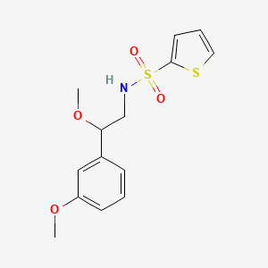 N-(2-methoxy-2-(3-methoxyphenyl)ethyl)thiophene-2-sulfonamide