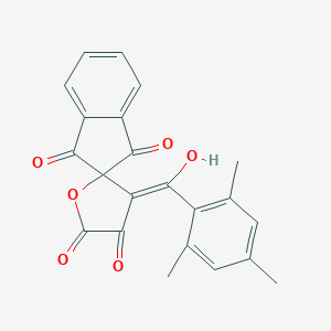 3-hydroxy-4-(2,4,6-trimethylbenzoyl)-spiro[furan-5,2'-(1'H)-indene]-1',2,3'(2'H,5H)-trione